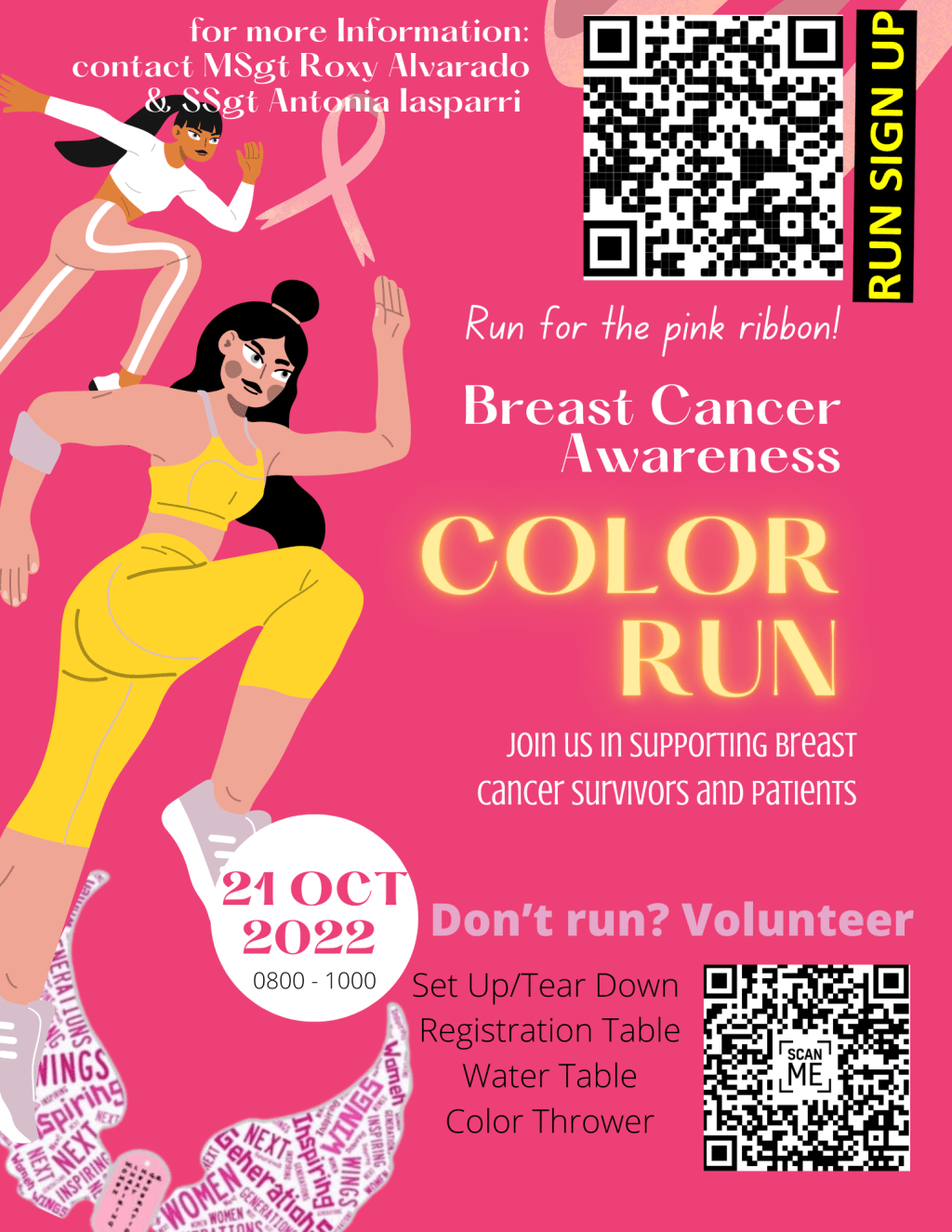 5k Breast Cancer Run – 21&nbsp;OCTOBER
